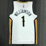 NBA 1 Williamson Pelicans 75th anniversary Maillot blanc